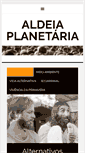 Mobile Screenshot of aldeiaplanetaria.com.br