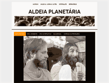 Tablet Screenshot of aldeiaplanetaria.com.br